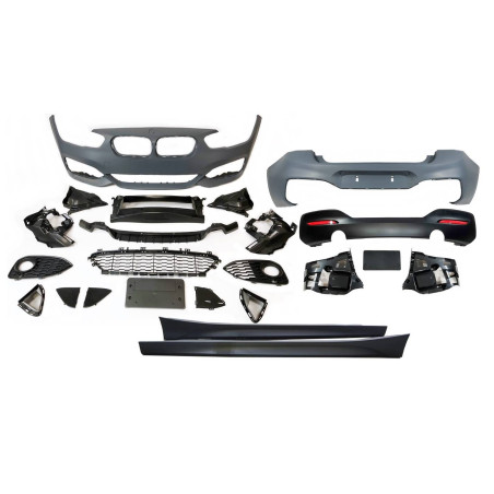 Kit Estetico BMW F20 LCI 15-19 look M-Tech 2 Uscite (Cod. E-TCBF215F203F217)