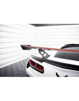 Spoiler in carbonio  + LED Chevrolet Corvette Stingray / Grand Sport C7 (Cod. M-CF-CH-CO-C7-WING5-IN