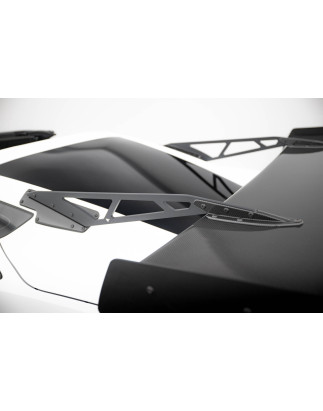 Spoiler in carbonio con supporto superiore  Chevrolet Corvette Stingray / Grand Sport C7 (Cod. M-CF-