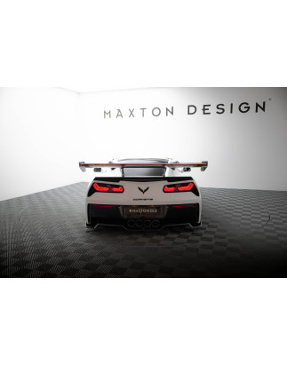 Spoiler in carbonio con supporto superiore + LED Chevrolet Corvette Stingray / Grand Sport C7 (Cod. 