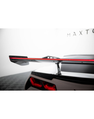 Spoiler in carbonio con supporto superiore + LED Chevrolet Corvette Stingray / Grand Sport C7 (Cod. 