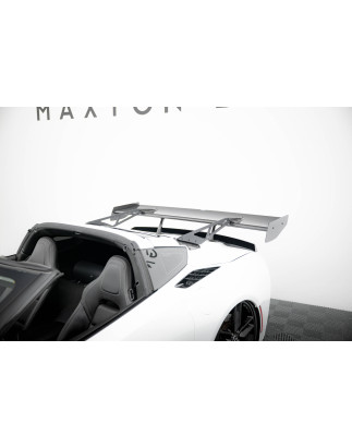 Spoiler in carbonio con supporto superiore + LED Chevrolet Corvette Stingray / Grand Sport C7 (Cod. 