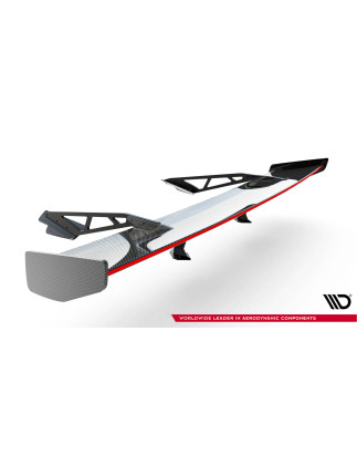Spoiler in carbonio con supporto superiore + LED Chevrolet Corvette Stingray / Grand Sport C7 (Cod. 