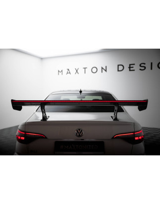 Spoiler in carbonio  + LED Volkswagen Jetta GLI Mk7 (Cod. M-CF-VW-JE-7-GLI-WING5-INT-245-P+LED)
