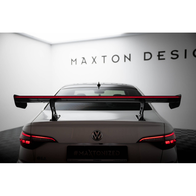 Spoiler in carbonio  + LED Volkswagen Jetta GLI Mk7 (Cod. M-CF-VW-JE-7-GLI-WING5-INT-245-P+LED)