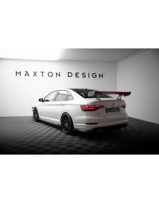 Spoiler in carbonio  + LED Volkswagen Jetta GLI Mk7 (Cod. M-CF-VW-JE-7-GLI-WING5-INT-245-P+LED)