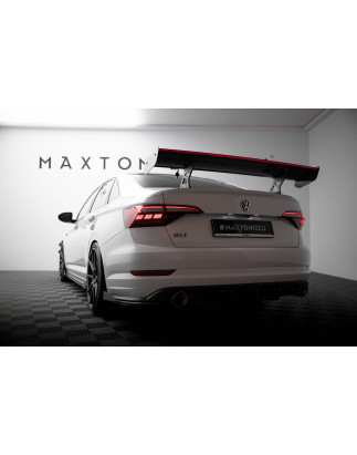 Spoiler in carbonio  + LED Volkswagen Jetta GLI Mk7 (Cod. M-CF-VW-JE-7-GLI-WING5-INT-245-P+LED)