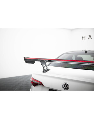 Spoiler in carbonio  + LED Volkswagen Jetta GLI Mk7 (Cod. M-CF-VW-JE-7-GLI-WING5-INT-245-P+LED)