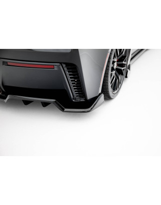 Splitter centrale posteriore (con barre verticali) Chevrolet Corvette Z06 C7 (Cod. M-CH-CO-C7-Z06-RD