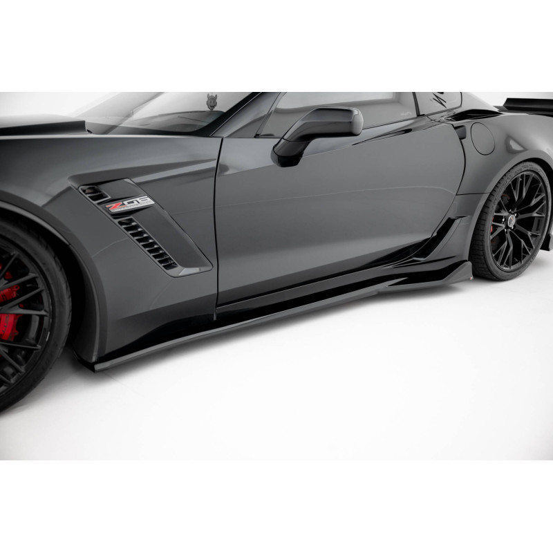 Diffusori minigonne Chevrolet Corvette Z06 C7 (Cod. M-CH-CO-C7-Z06-SD1G)