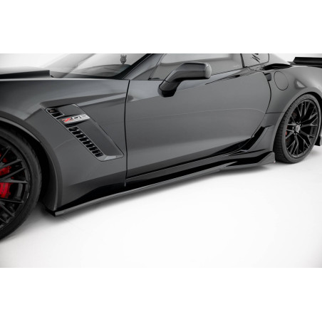 Diffusori minigonne Chevrolet Corvette Z06 C7 (Cod. M-CH-CO-C7-Z06-SD1G)