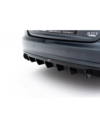 Sottoparaurti posteriore Audi A4 B8 Facelift (Versione 1x2 scarico) (Cod. M-AU-A4-B8F-RS1GOO_)