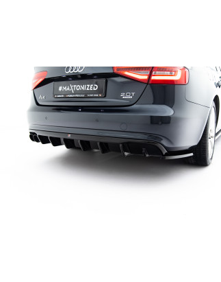 Sottoparaurti posteriore Audi A4 B8 Facelift (Versione 1x2 scarico) (Cod. M-AU-A4-B8F-RS1GOO_)