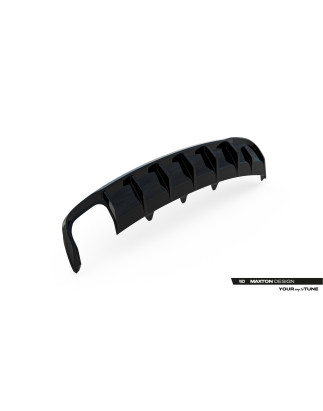 Sottoparaurti posteriore Audi A4 B8 Facelift (Versione 1x2 scarico) (Cod. M-AU-A4-B8F-RS1GOO_)