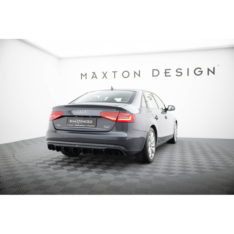 Sottoparaurti posteriore Audi A4 B8 Facelift (Version with dual scaricos on both sides) (Cod. M-AU-A