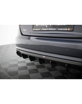 Sottoparaurti posteriore Audi A4 B8 Facelift (Version with dual scaricos on both sides) (Cod. M-AU-A