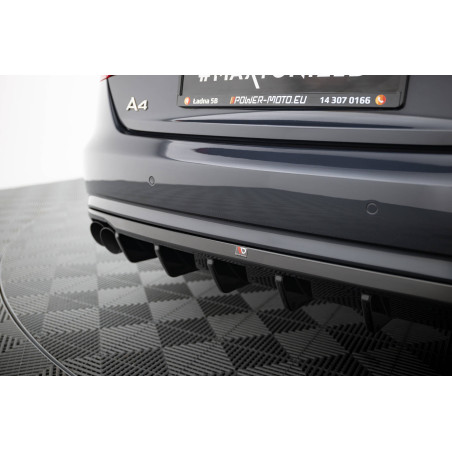 Sottoparaurti posteriore Audi A4 B8 Facelift (Version with dual scaricos on both sides) (Cod. M-AU-A