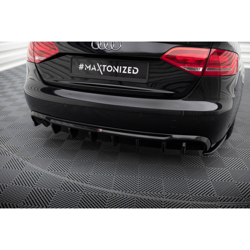 Sottoparaurti posteriore Audi A4 B8 (Versione 1x2 scarico) (Cod. M-AU-A4-B8-RS1GOO_)