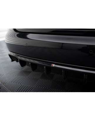 Sottoparaurti posteriore Audi A4 B8 (Versione 1x2 scarico) (Cod. M-AU-A4-B8-RS1GOO_)