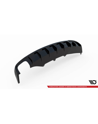 Sottoparaurti posteriore Audi A4 B8 (Versione 1x2 scarico) (Cod. M-AU-A4-B8-RS1GOO_)