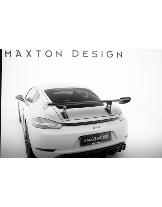 Spoiler in carbonio  V.1 Porsche 718 Cayman  982c (Cod. M-CF-PO-CA-718-GTS-WING5-INT-245-P-1)