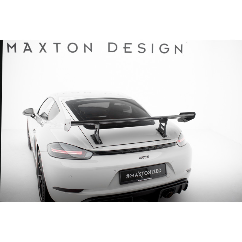 Spoiler in carbonio  V.1 Porsche 718 Cayman  982c (Cod. M-CF-PO-CA-718-GTS-WING5-INT-245-P-1)