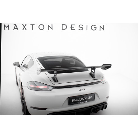 Spoiler in carbonio  V.1 Porsche 718 Cayman  982c (Cod. M-CF-PO-CA-718-GTS-WING5-INT-245-P-1)