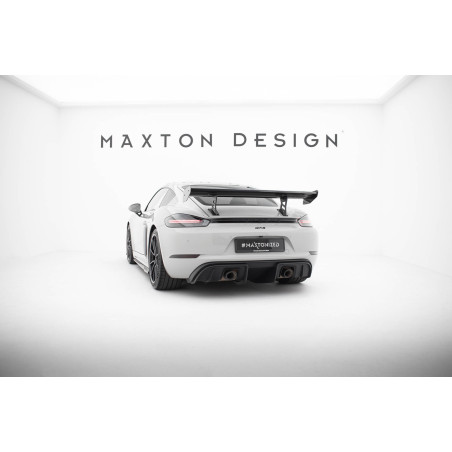 Spoiler in carbonio  V.1 Porsche 718 Cayman  982c (Cod. M-CF-PO-CA-718-GTS-WING5-INT-245-P-1)