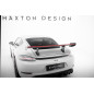 Spoiler in carbonio  V.1 + LED Porsche 718 Cayman 982c (Cod. M-CF-PO-CA-718-GTS-WING5-INT-245-P+LED-