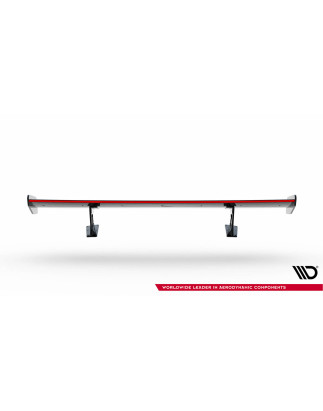 Spoiler in carbonio  V.1 + LED Porsche 718 Cayman 982c (Cod. M-CF-PO-CA-718-GTS-WING5-INT-245-P+LED-