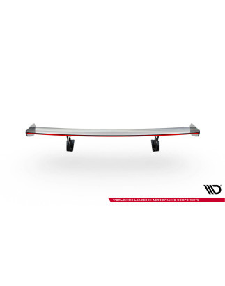 Spoiler in carbonio  V.1 + LED Porsche 718 Cayman 982c (Cod. M-CF-PO-CA-718-GTS-WING5-INT-245-P+LED-
