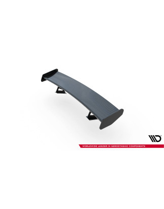 Spoiler in carbonio  V.1 + LED Porsche 718 Cayman 982c (Cod. M-CF-PO-CA-718-GTS-WING5-INT-245-P+LED-