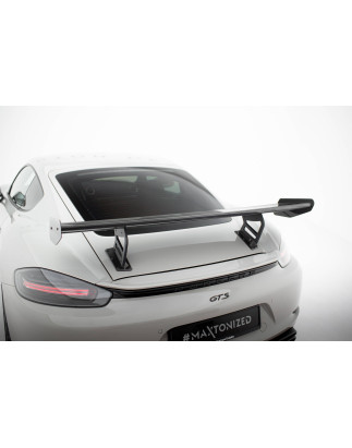 Spoiler in carbonio  V.2 Porsche 718 Cayman 982c (Cod. M-CF-PO-CA-718-GTS-WING5-INT-245-P-2)