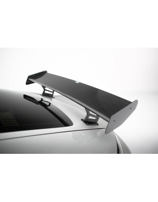 Spoiler in carbonio  V.2 + LED Porsche 718 Cayman 982c (Cod. M-CF-PO-CA-718-GTS-WING5-INT-245-P+LED-