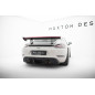 Spoiler in carbonio  V.2 + LED Porsche 718 Cayman 982c (Cod. M-CF-PO-CA-718-GTS-WING5-INT-245-P+LED-
