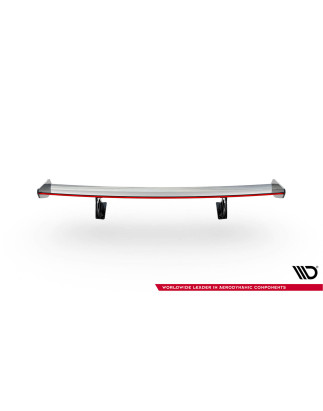 Spoiler in carbonio  V.2 + LED Porsche 718 Cayman 982c (Cod. M-CF-PO-CA-718-GTS-WING5-INT-245-P+LED-