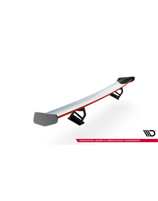 Spoiler in carbonio  V.2 + LED Porsche 718 Cayman 982c (Cod. M-CF-PO-CA-718-GTS-WING5-INT-245-P+LED-
