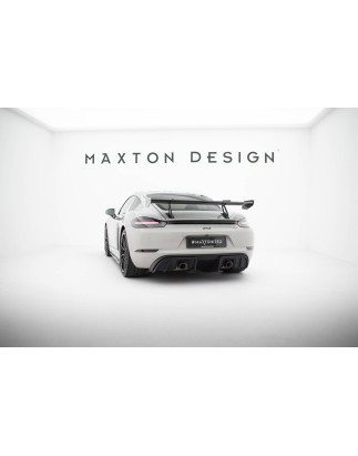 Spoiler in carbonio con supporto superiore  V.1 Porsche 718 Cayman 982c (Cod. M-CF-PO-CA-718-GTS-WIN
