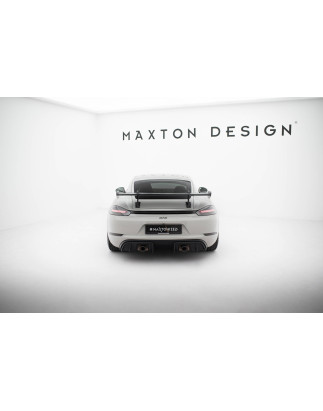 Spoiler in carbonio con supporto superiore  V.1 Porsche 718 Cayman 982c (Cod. M-CF-PO-CA-718-GTS-WIN