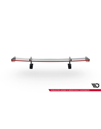 Spoiler in carbonio con supporto superiore V.1 + LED Porsche 718 Cayman 982c (Cod. M-CF-PO-CA-718-GT