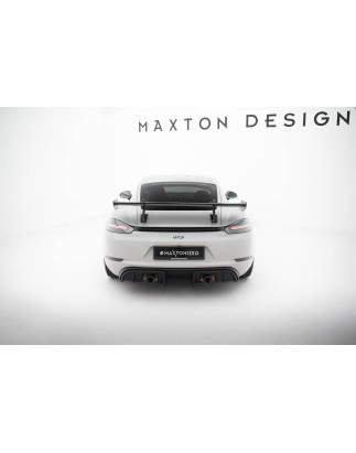 Spoiler in carbonio con supporto superiore  V.2 Porsche 718 Cayman 982c (Cod. M-CF-PO-CA-718-GTS-WIN