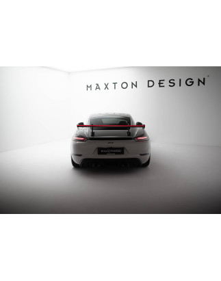 Spoiler in carbonio con supporto superiore V.2 + LED Porsche 718 Cayman 982c (Cod. M-CF-PO-CA-718-GT