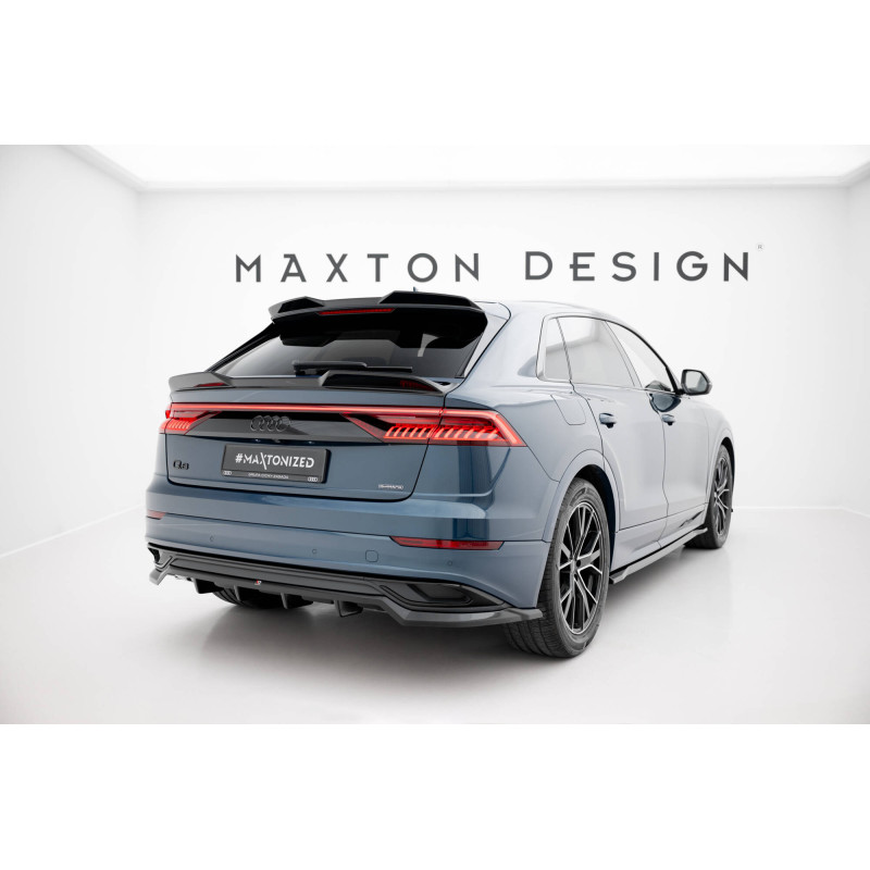 Splitter posteriore (con barre verticali) Audi Q8 Mk1  (Cod. M-AU-Q8-1-RD1G+RD2G)