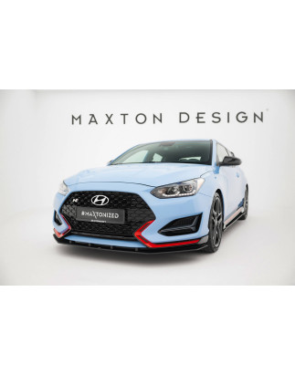 SPLITTER ANTERIORE street pro Hyundai Veloster N Mk2 (Cod. M-HYVE2NCNC-FD1BRB)