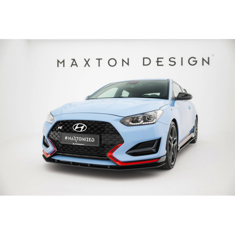 SPLITTER ANTERIORE street pro Hyundai Veloster N Mk2 (Cod. M-HYVE2NCNC-FD1BRB) SPLITTER ANTERIORE street pro Hyundai Veloster N Mk2 (Cod. M-HYVE2NCNC-FD1BRB)