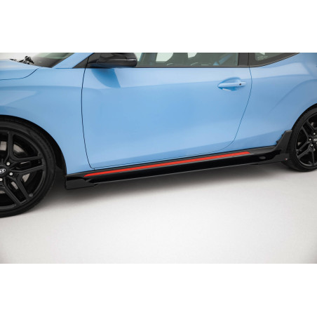 Diffusori minigonne street pro + Flaps Hyundai Veloster N Mk2 (Cod. M-HYVE2NCNC-SD1B+SF1G)