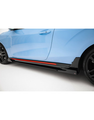 Diffusori minigonne street pro + Flaps Hyundai Veloster N Mk2 (Cod. M-HYVE2NCNC-SD1B+SF1G)