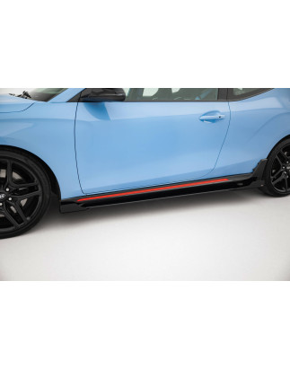 Diffusori minigonne street pro + Flaps Hyundai Veloster N Mk2 (Cod. M-HYVE2NCNC-SD1BRB+SF1G)