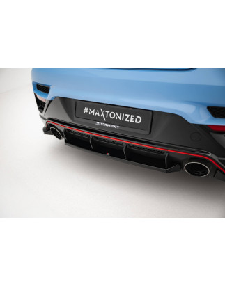 Splitter centrale posteriore for Hyundai Veloster N Mk2 (Cod. M-HY-VE-2-N-RD1G)