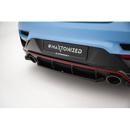 Splitter centrale posteriore for Hyundai Veloster N Mk2 (Cod. M-HY-VE-2-N-RD1G)